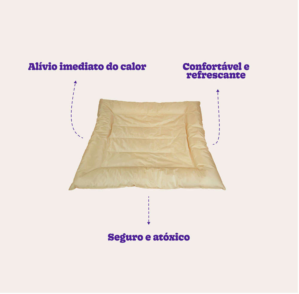 Cama Gelada Refrescante Meau para Cães e Gatos - Tam. M