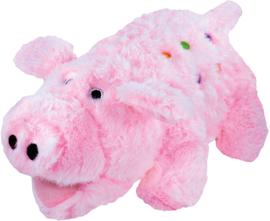 Brinquedo Mordedor Jambo Pet Pelúcia Pig Fofo Rosa - Tam. Único