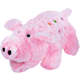 Brinquedo Mordedor Jambo Pet Pelúcia Pig Fofo Rosa
