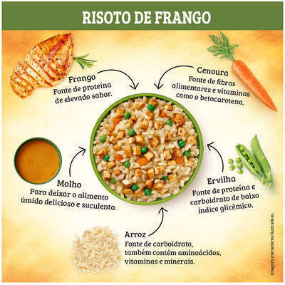 Ração Úmida Keldog Sachê Comida de Verdade Risoto de Frango para Cães - 100 g