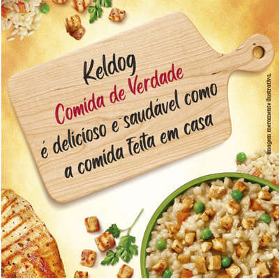 Ração Úmida Keldog Sachê Comida de Verdade Risoto de Frango para Cães - 100 g