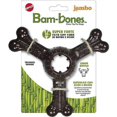 Brinquedo Mordedor Jambo Pet Bufalo Triplo