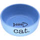 Comedouro de Cerâmica Pet Injet Cat Azul