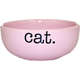 Comedouro de Cerâmica Pet Injet Cat Rosa
