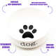 Comedouro de Cerâmica Pet Injet Dog Branco