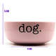 Comedouro de Cerâmica Pet Injet Dog Rosa