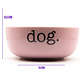 Comedouro de Cerâmica Pet Injet Dog Rosa