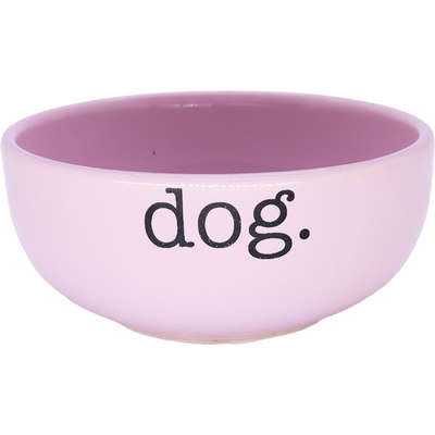 Comedouro de Cerâmica Pet Injet Dog Rosa