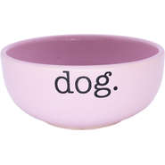 Comedouro de Cerâmica Pet Injet Dog Rosa - Tam. P