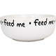 Comedouro de Cerâmica Pet Injet Feed Me Branco