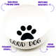 Comedouro de Cerâmica Pet Injet Good Dog Branco