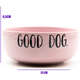 Comedouro de Cerâmica Pet Injet Good Dog Rosa