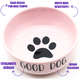 Comedouro de Cerâmica Pet Injet Good Dog Rosa