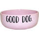 Comedouro de Cerâmica Pet Injet Good Dog Rosa