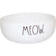 Comedouro de Cerâmica Pet Injet Meow Branco