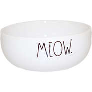 Comedouro de Cerâmica Pet Injet Meow Branco - Tam. P