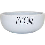 Comedouro de Cerâmica Pet Injet Meow Cinza - Tam. P