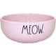 Comedouro de Cerâmica Pet Injet Meow Rosa