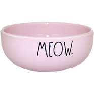 Comedouro de Cerâmica Pet Injet Meow Rosa - Tam. P