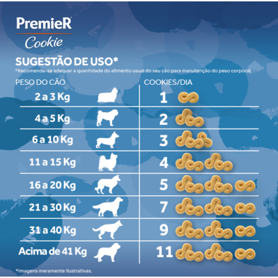 Biscoito PremieR Cookie para Cães Idosos Sabor Original