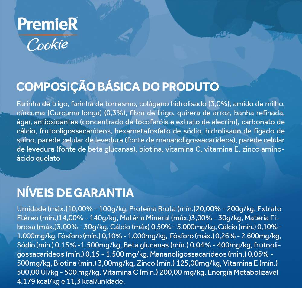 Biscoito PremieR Cookie para Cães Idosos Sabor Original - 250g