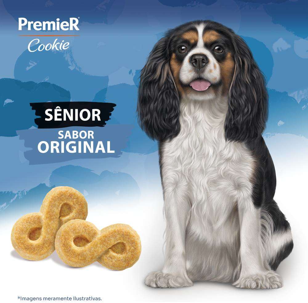 Biscoito PremieR Cookie para Cães Idosos Sabor Original - 250g