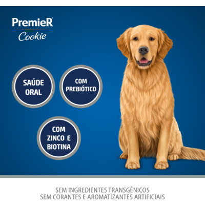 Biscoito PremieR Cookie para Cães Adultos Porte Médio e Grande