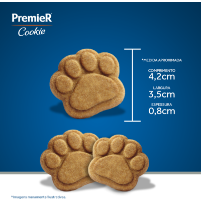 Biscoito PremieR Cookie para Cães Adultos Porte Médio e Grande