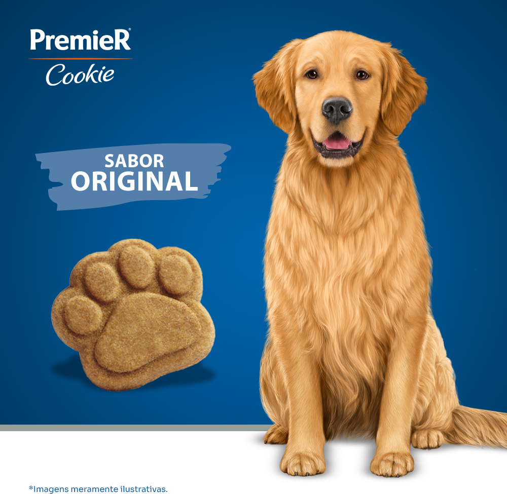 Biscoito PremieR Cookie para Cães Adultos Porte Médio e Grande - 250g