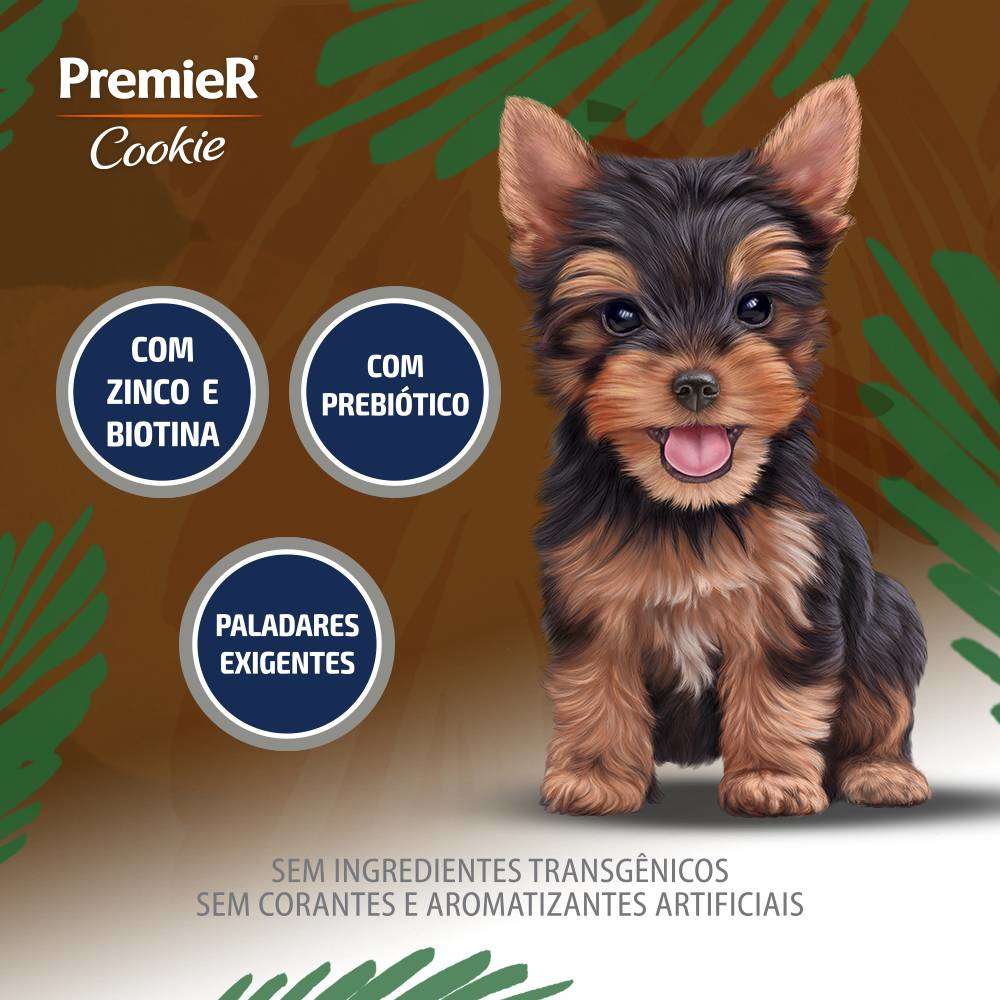 Biscoito PremieR Cookie para Cães Filhotes Sabor Aveia e Coco - 250g