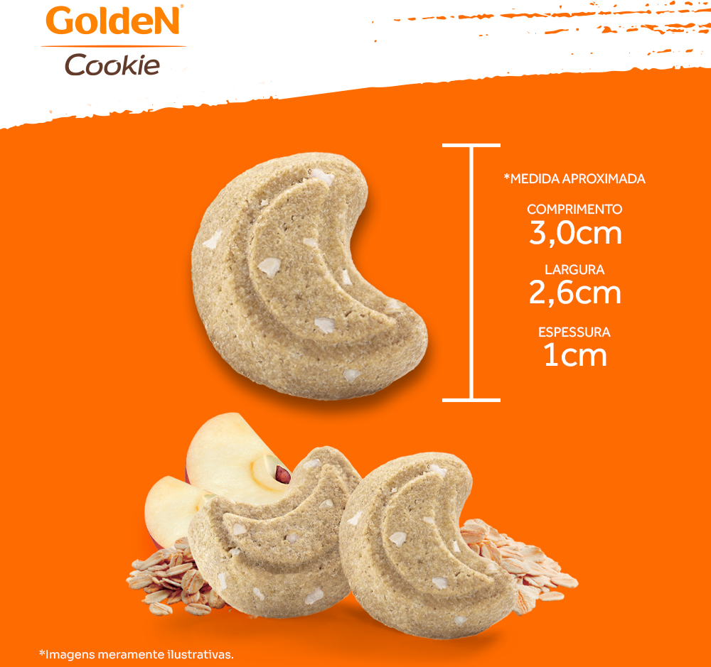 Biscoito PremieR Premier Formula para Cães Filhotes Porte Pequeno Sabor Aveia e Maçã - 350g