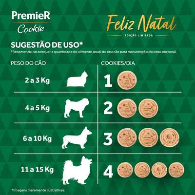 Biscoito PremieR Cookie para Cães Adultos Porte Pequeno Edição