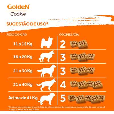 Biscoito GoldeN para Cães Adultos Sabor Original Cookie | Petlove