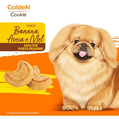 Biscoito GoldeN Cookie para Cães Adultos Porte Pequeno Sabor