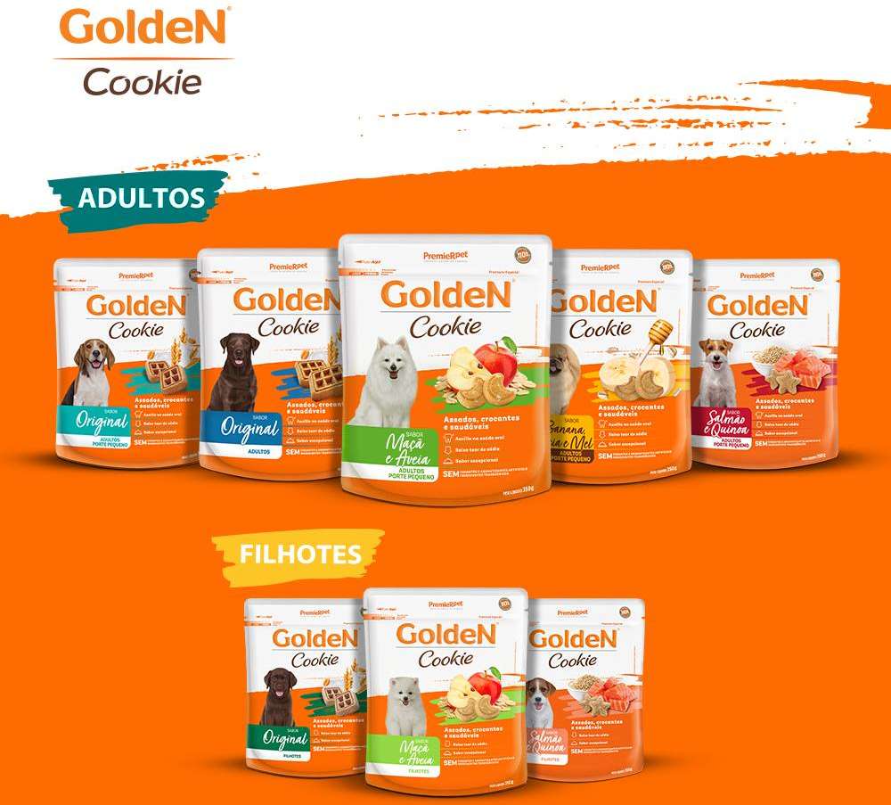 Biscoito PremieR Premier Formula para Cães Adultos Porte Pequeno Sabor Aveia e Maçã - 350g