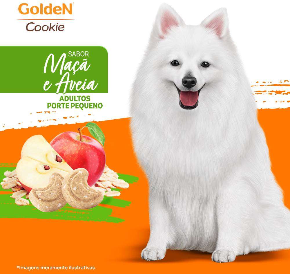 Biscoito PremieR Premier Formula para Cães Adultos Porte Pequeno Sabor Aveia e Maçã - 350g