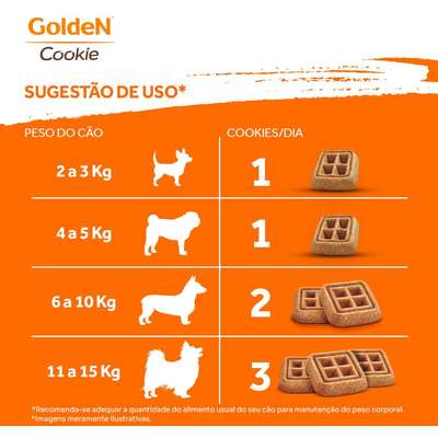 Biscoito GoldeN para Cães Adultos Porte Pequeno Sabor Original
