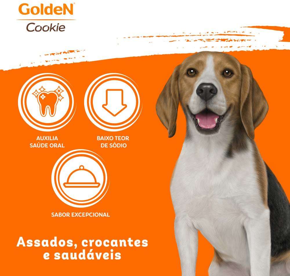 Biscoito GoldeN para Cães Adultos Porte Pequeno Sabor Original - 350g