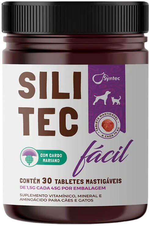 Suplemento Vitamínico, Mineral e Aminoácidos Syntec Silitec Fácil 45g - 30 Tabletes
