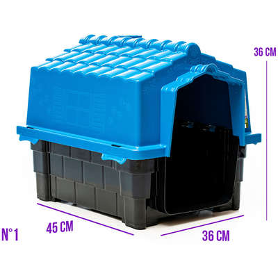 Casa Pet Injet Dog House Evo Eco Colours Azul