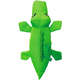 Brinquedo Pelúcia V-Pet Jacaré Verde Sustentável para Cães