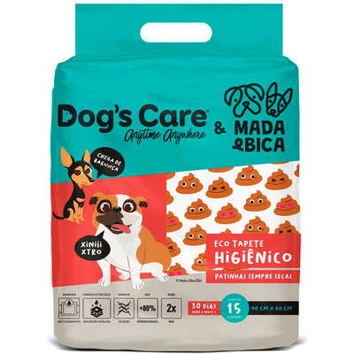 Eco Tapete Higiênico Dog's Care Mada & Bica