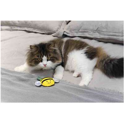 Brinquedo Pelúcia V-Pet Abelha Amarela Sustentável para Gatos”