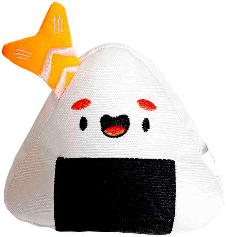 Brinquedo Pelúcia V-Pet Peônia Mochi Branca Sustentável para Cães - Tam. Único