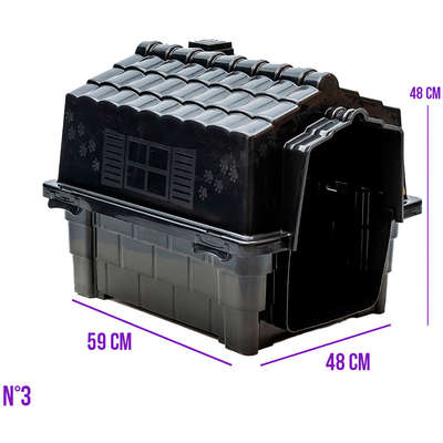Casa Pet Jet Dog House Evolution Black