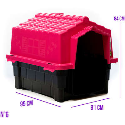 Casa Pet Injet Dog House Eco Colors Rosa