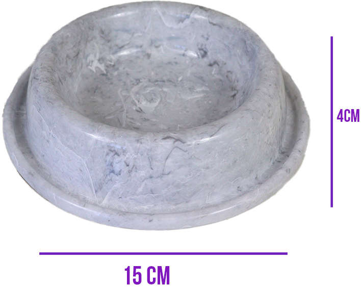 Comedouro de Plástico Pet Injet Anti Formiga Marmo Carrara - 150 mL