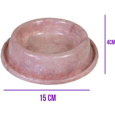 Comedouro de Plástico Pet Injet Anti Formiga Marmo Rose”