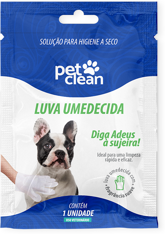 Luva Umedecida Pet Clean - 1 Unidade
