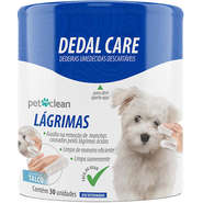 Dedeiras Umedecidas Pet Clean Dedal Care Lágrimas - 30 Unidades
